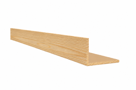 Hliníkový uholník 80x40x3 R0,5 - imitácia dreva